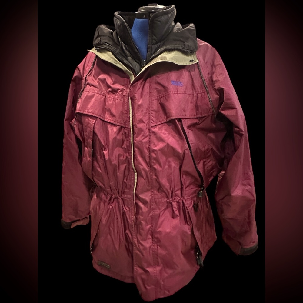 Eddie Bauer Winter Down Gortex Coat with bomber jacket detachable 2 in 1